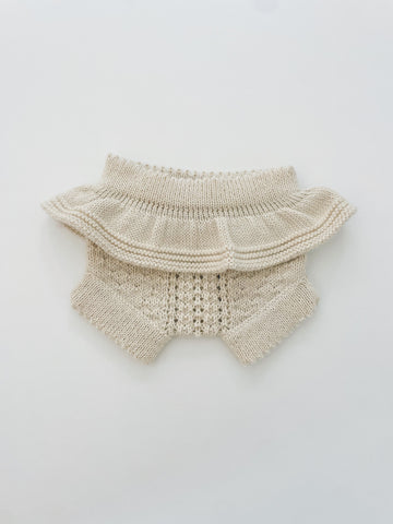 Esmé Knit Bloomers - Cloud ALPACA