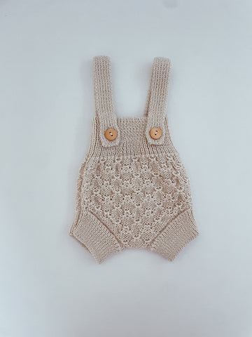 Elke Knit Overalls - Cloud