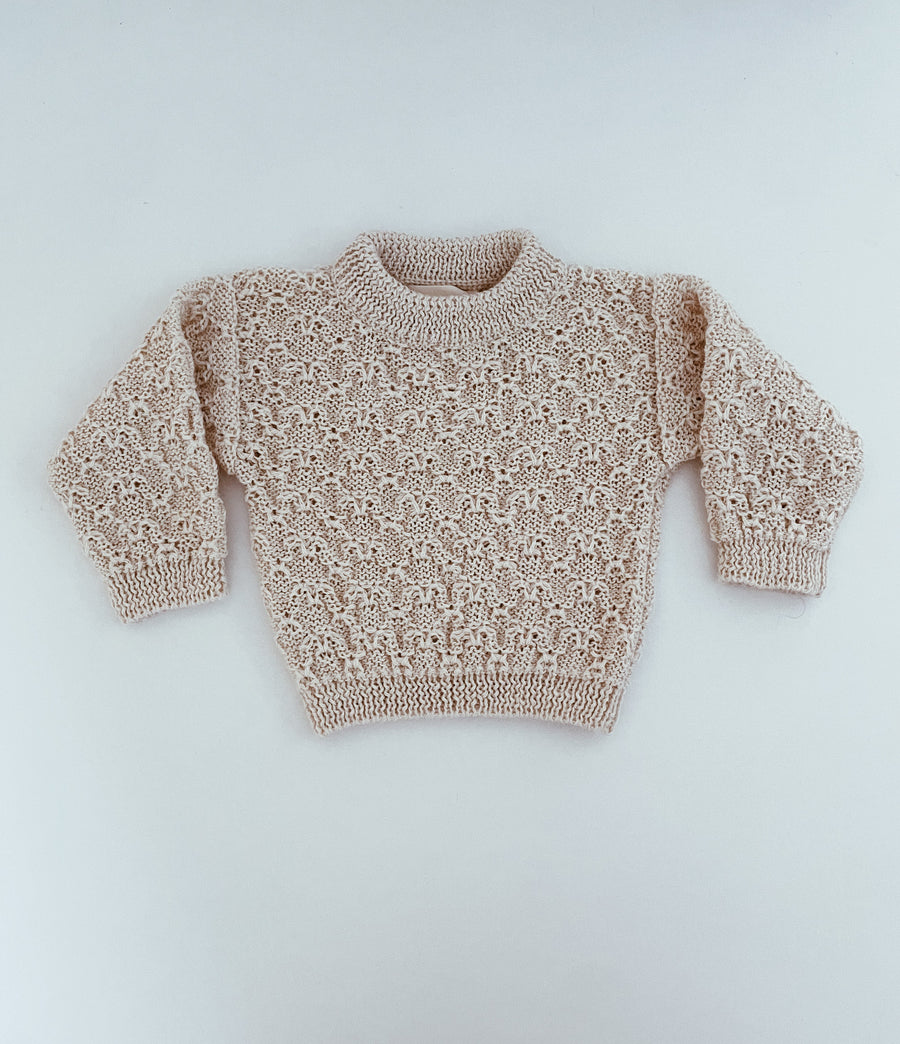 Fern Knit Sweater - Cloud